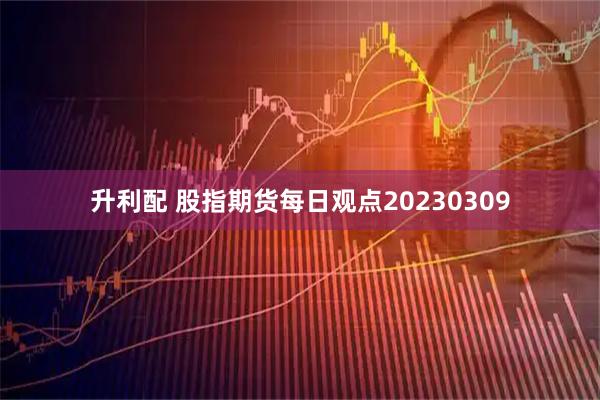升利配 股指期货每日观点20230309