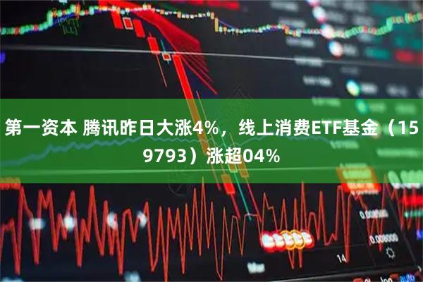 第一资本 腾讯昨日大涨4%，线上消费ETF基金（159793）涨超04%